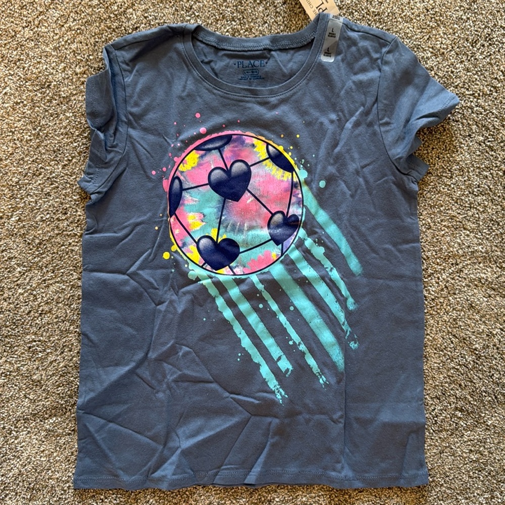 Place soccer tshirt. Large